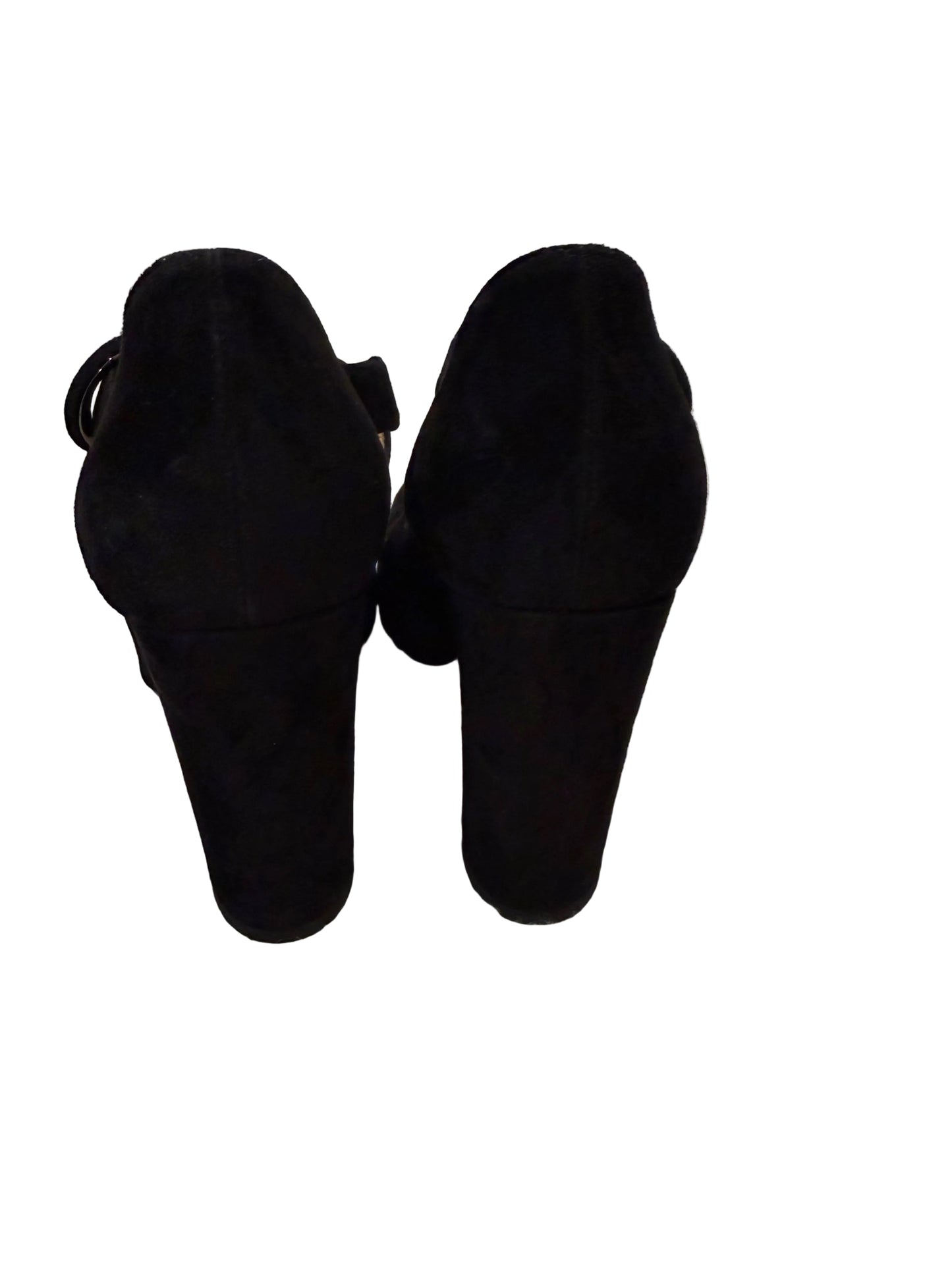 Christian Louboutin “Miss Ellen” 100 Black Suede Heels