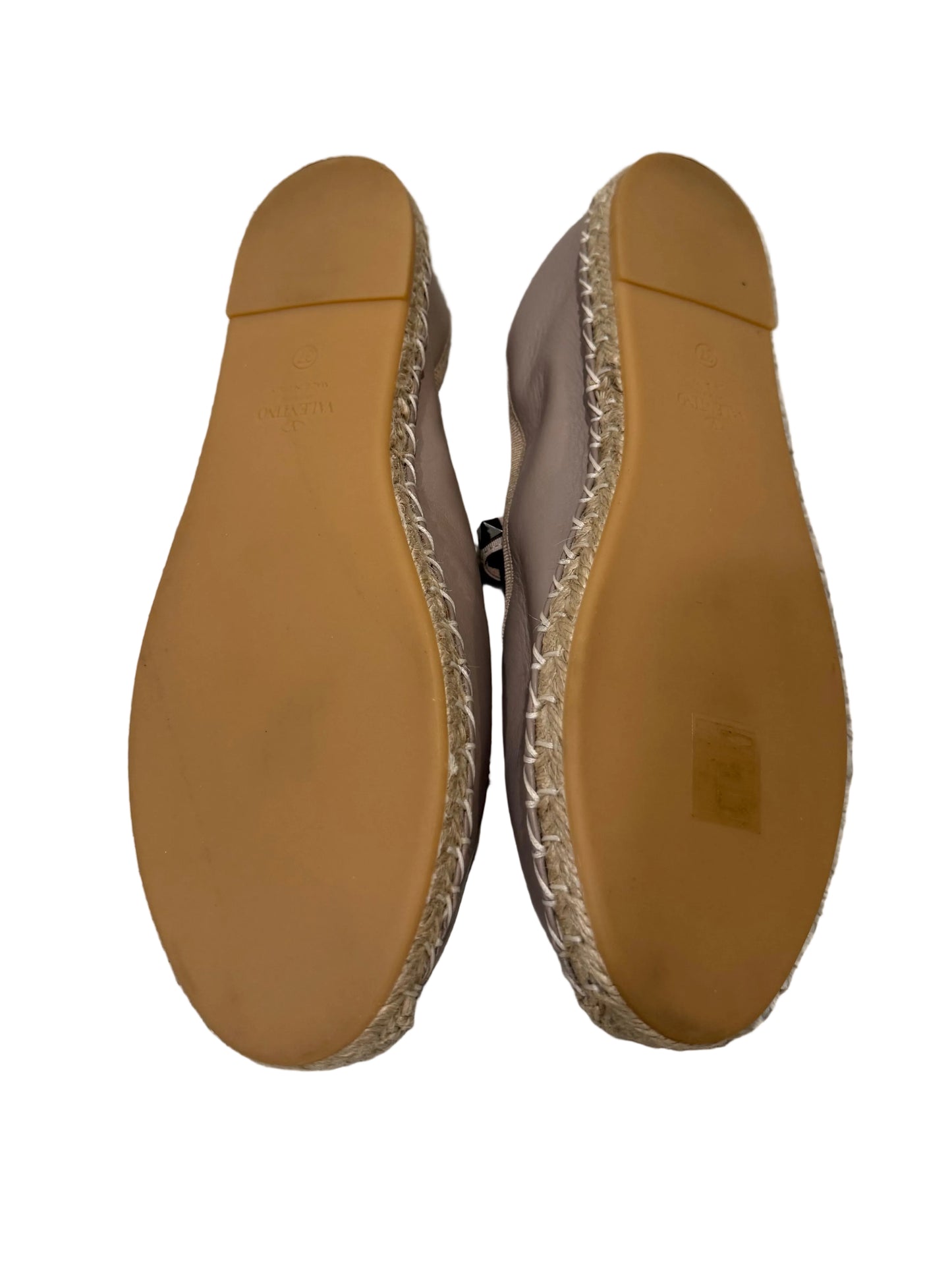 Valentino Rockstud Espadrille Ballerina Flats