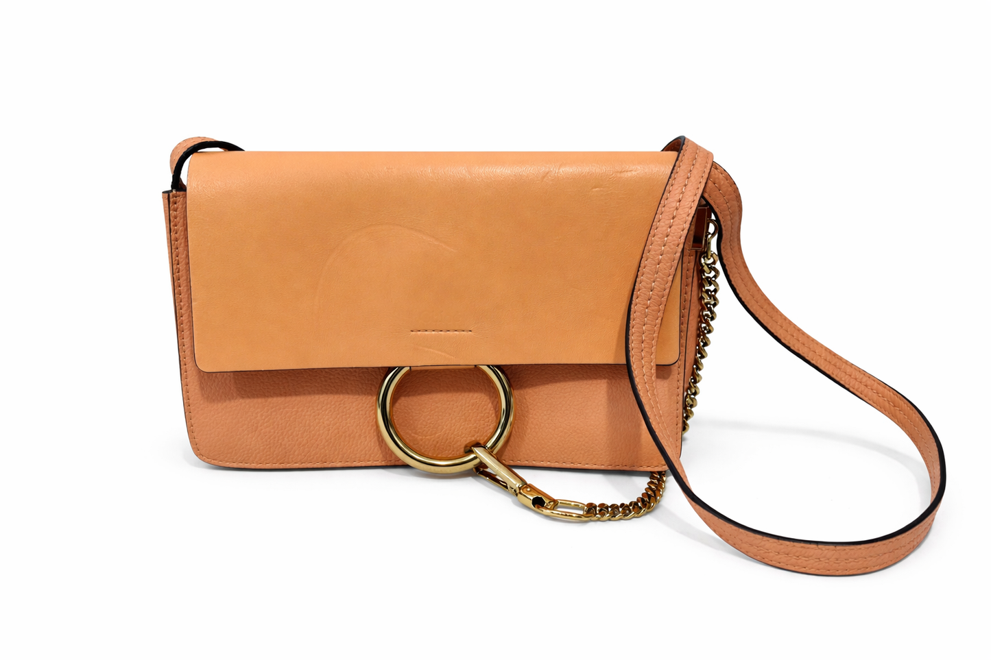 Chloé Faye Small Shoulder Bag – Tan Leather