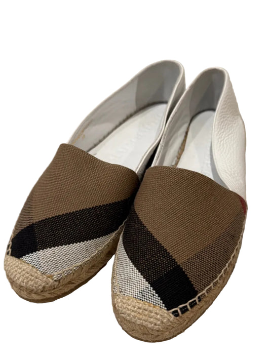Burberry Check Espadrille Flats