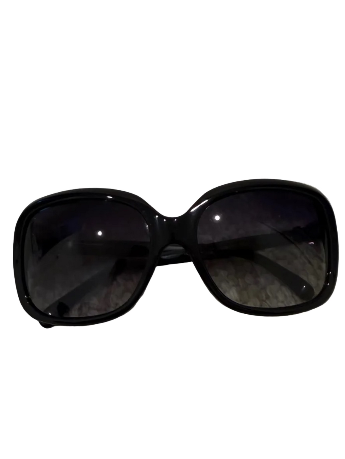 Chanel Oversized Black Sunglasses – Classic CC Logo