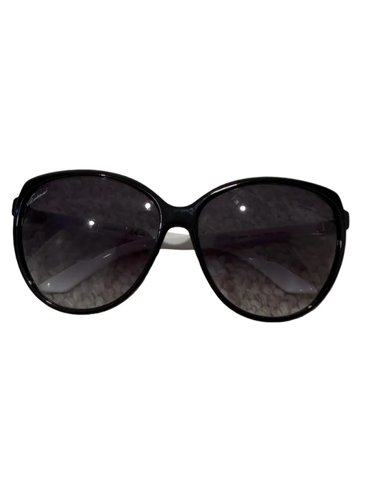 Gucci Oversized Black & White Sunglasses